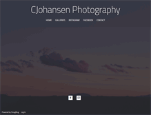 Tablet Screenshot of cjohansenphotography.com